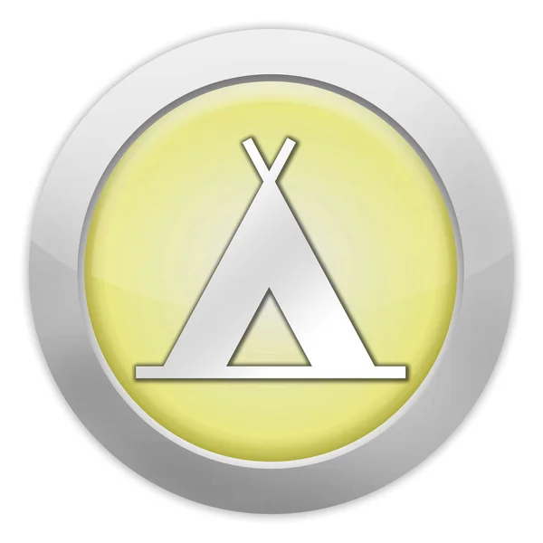 Icon, Button, Pictogram Camping – stockfoto