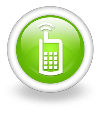 simge, düğme, piktogram cep telefonu
