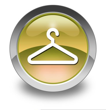 simge, düğme, piktogram elbise askısı