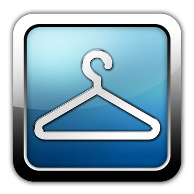 simge, düğme, piktogram elbise askısı
