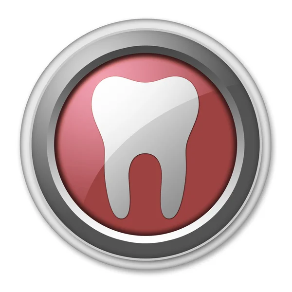 Ícone, Botão, Pictograma-Dentista, Odontologia - — Fotografia de Stock