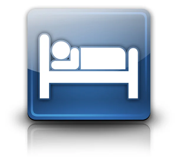 Icon, Button, Pictogram Hotel, Lodging — Stock Photo, Image