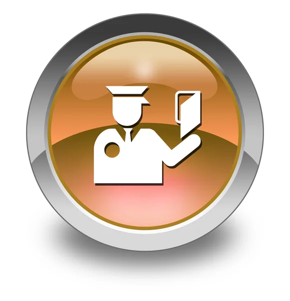 Icon, Button, Pictogram Immigration — Stock Photo, Image