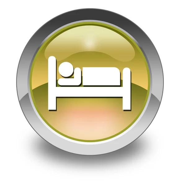 Icon, Button, Pictogram Hotel, Lodging — Stock Photo, Image