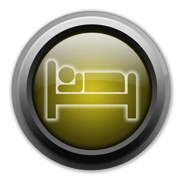 Icon, Button, Pictogram Hotel, Lodging — Stock Photo, Image