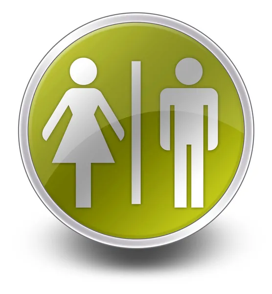 Symbol, Taste, Piktogramm Toiletten — Stockfoto