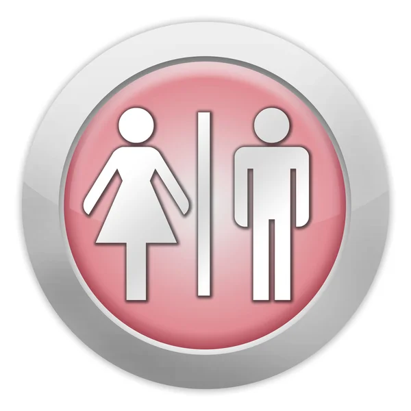 Icon, Button, Pictogram Restrooms — Stock Photo, Image