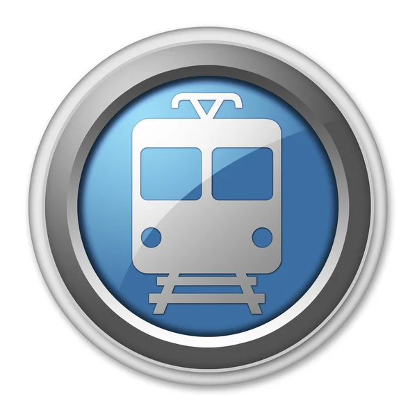 Icon Button Pictogram "Train, Mass Transit" — Stock Photo, Image