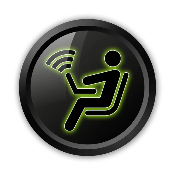 Icon, Button, Pictogram Wireless Access — Stock Photo, Image