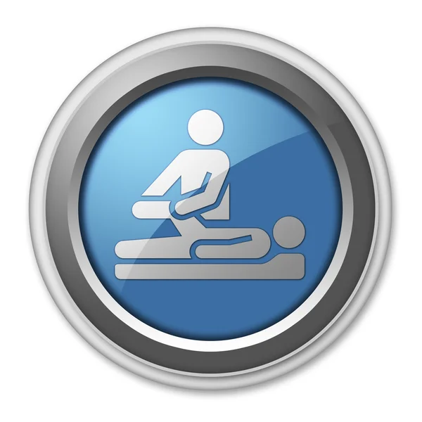 Icon, Button, Pictogram Physical Therapy — Stock Photo, Image