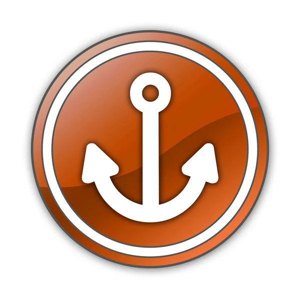 Symbol, Taste, Piktogramm Yachthafen — Stockfoto