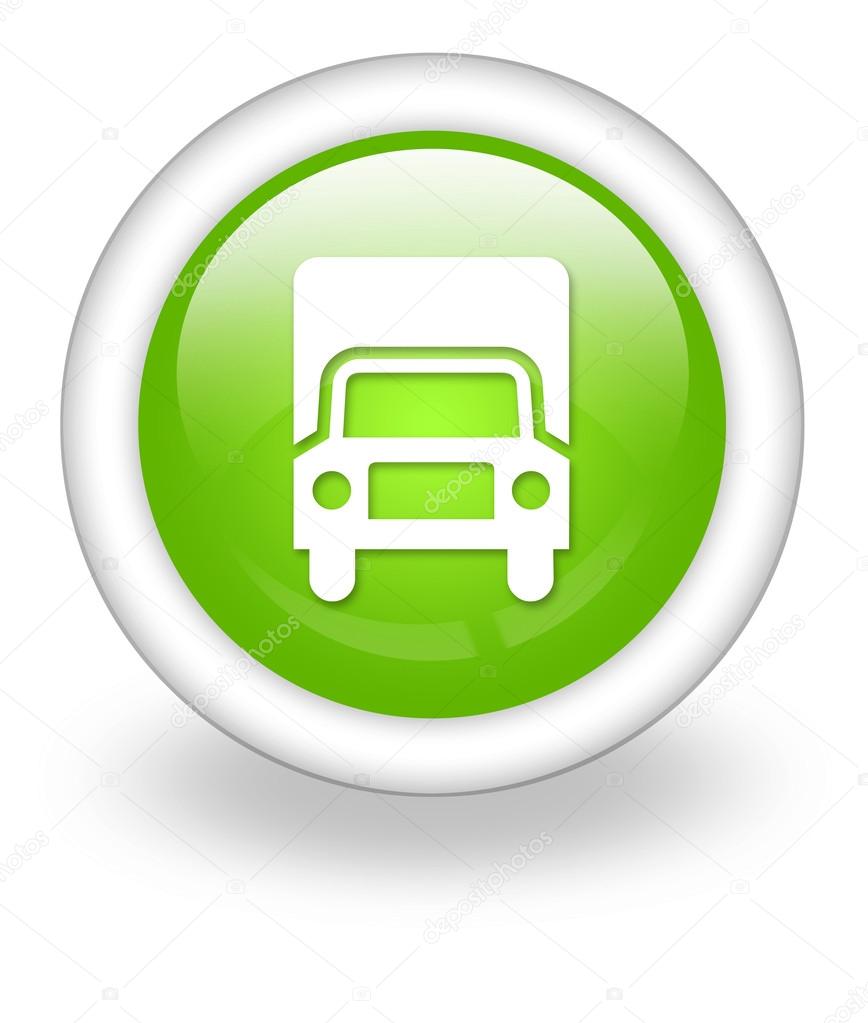 Icon, Button, Pictogram with Trucks symbol