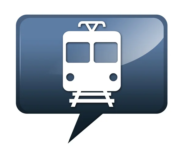 Icon Button Pictogram "Train, Mass Transit" — Stock Photo, Image