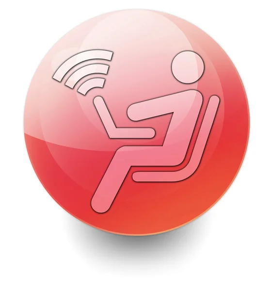 Icon, Button, Pictogram Wireless Access — Stock Photo, Image