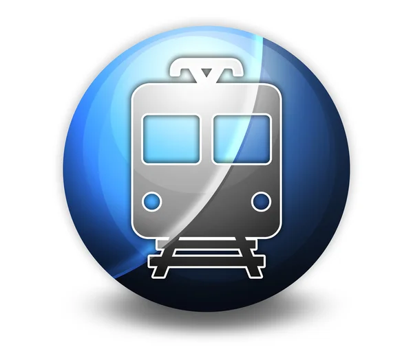 Icon Button Pictogram "Train, Mass Transit" — Stock Photo, Image