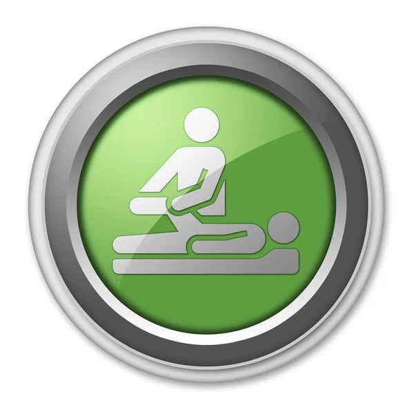 Ikon, knapp, piktogram sjukgymnastik — Stockfoto