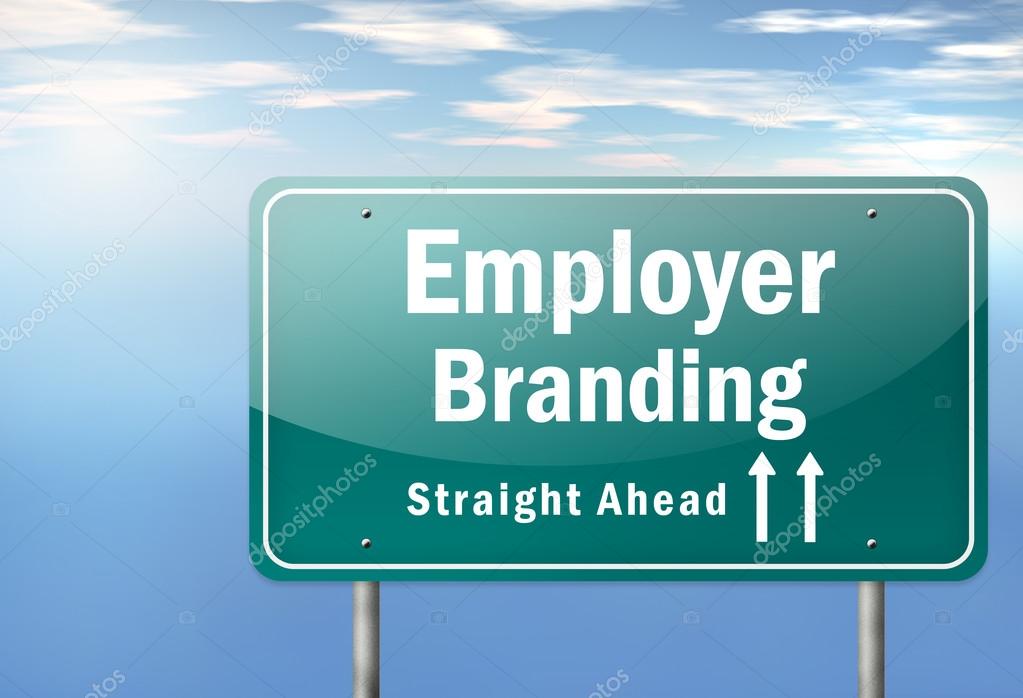 Highway Signpost with Employer Branding wording