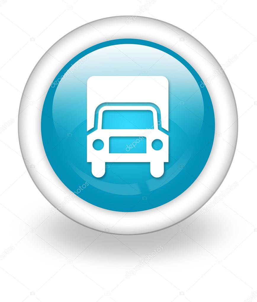 Icon, Button, Pictogram with Trucks symbol