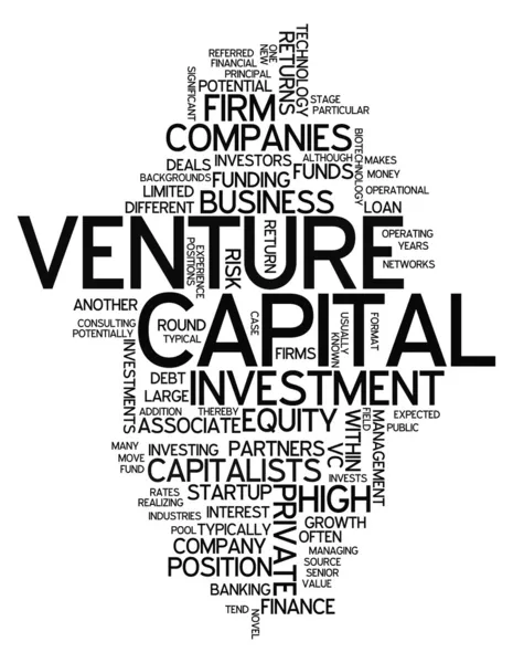 Word Cloud Venture Capital — Stock Photo, Image