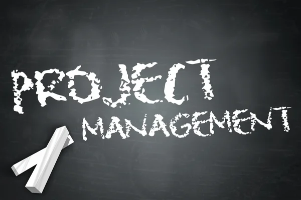 Blackboard Project Management — Stock Photo, Image