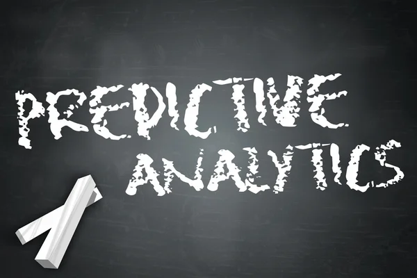 Blackboard Predictive Analytics — Stock Photo, Image