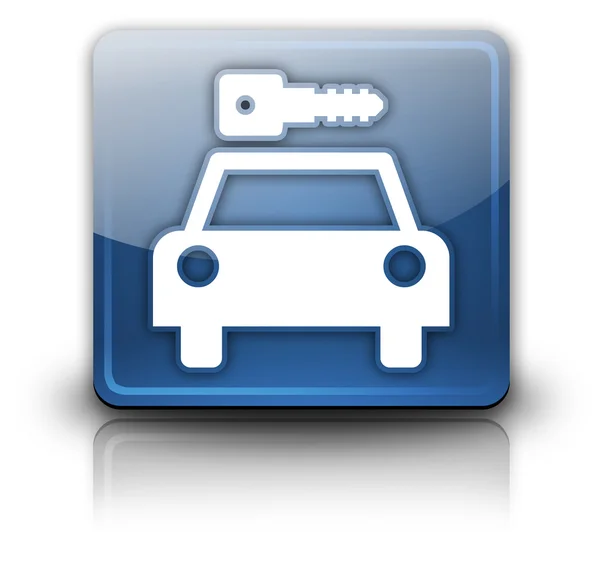 Иконка, кнопка, пиктограмма Прокат автомобилей — стоковое фото