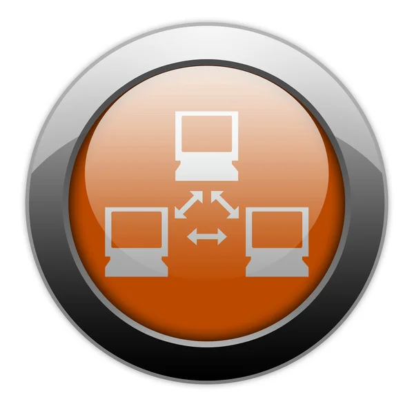 Ikona przycisku, piktogram sieci — Zdjęcie stockowe
