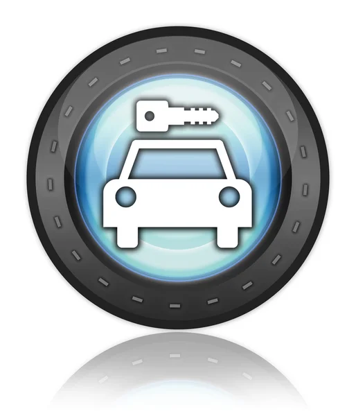 Icon, Button, Pictogram Car Rental — Stock Photo, Image