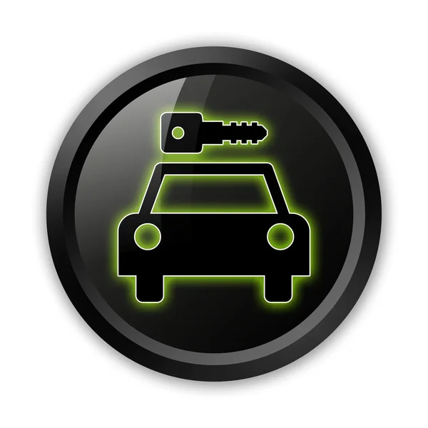 Иконка, кнопка, пиктограмма Прокат автомобилей — стоковое фото