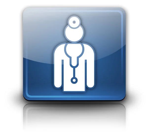 Icon, Button, Pictogram Physician — Stock Photo, Image