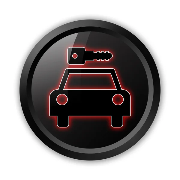 Icon, Button, Pictogram Car Rental — Stock Photo, Image