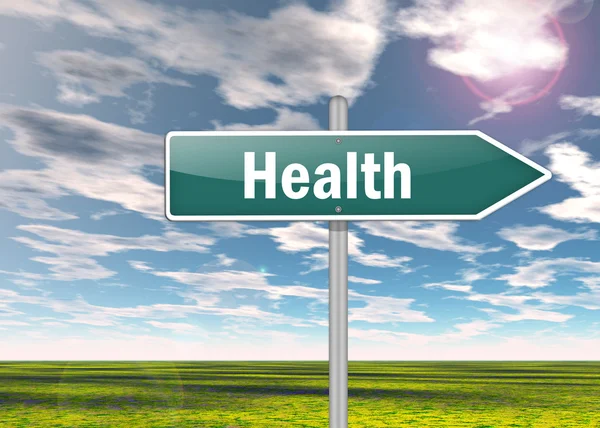 Signpost Health — Stock Photo, Image