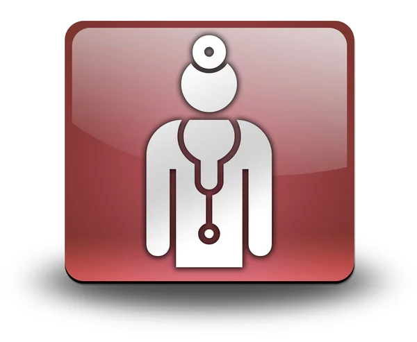 Icon, Button, Pictogram Physician — Stock Photo, Image