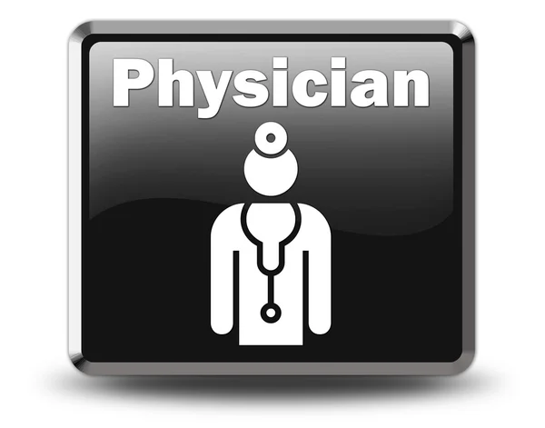 Icon, Button, Pictogram Physician — Stock Photo, Image