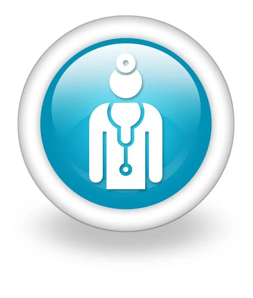 Icon, Button, Pictogram Physician — Stock Photo, Image