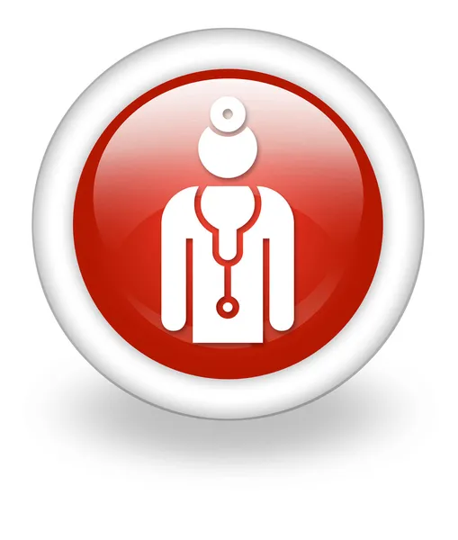 Icon, Button, Pictogram Physician — Stock Photo, Image