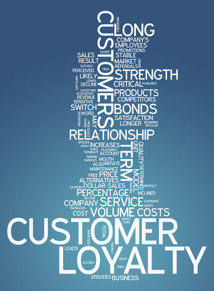 Слово "потребительская лояльность"
