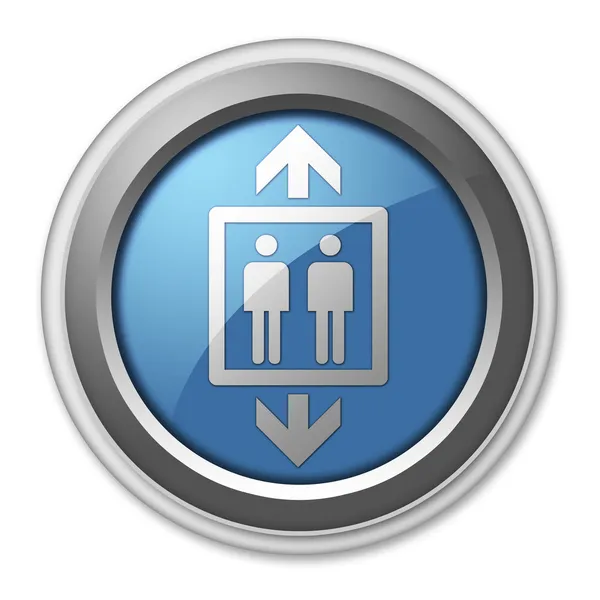 Значок кнопки, піктограма Ліфт — стокове фото