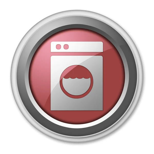 Ikony, tlačítka, piktogram prádelna — Stock fotografie