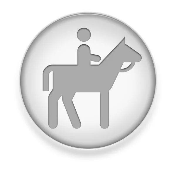 Icon, Button, Pictogram Horse Trail — Stock Photo, Image