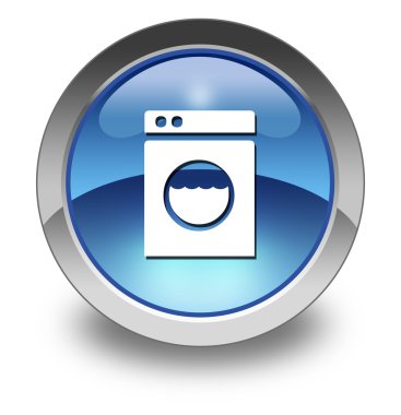 simge, düğme, piktogram launderette