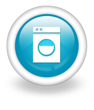 simge, düğme, piktogram launderette