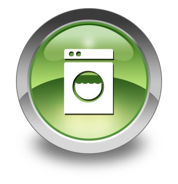 simge, düğme, piktogram launderette