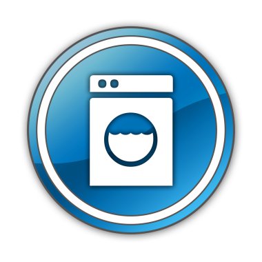 simge, düğme, piktogram launderette