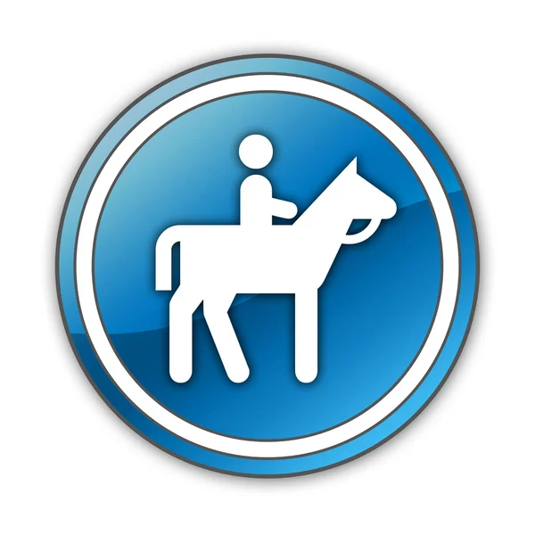 Icon, Button, Pictogram Horse Trail — Stock Photo, Image