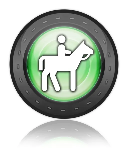 Icon, Button, Pictogram Horse Trail — Stock Photo, Image