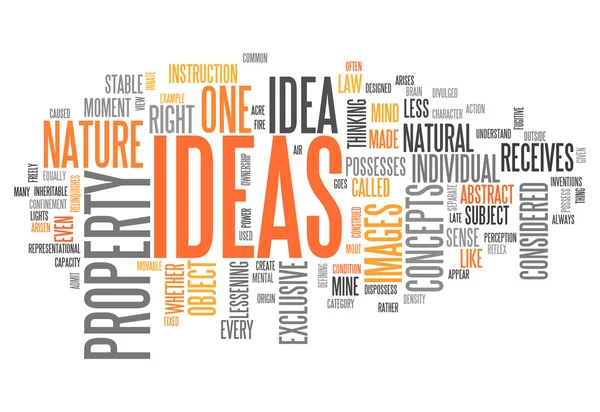 Word Cloud Ideas — Stock Photo, Image