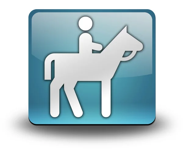 Icon, Button, Pictogram Horse Trail — Stock Photo, Image