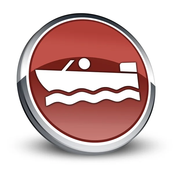 Icon, Button, Pictogram Motorboat — Stock Photo, Image