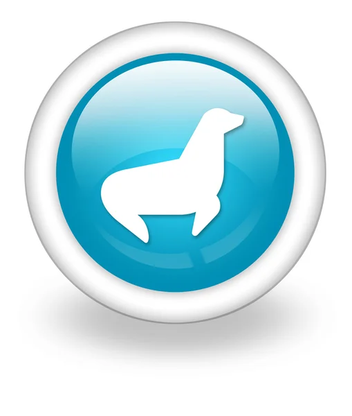 Icon, Button, Pictogram Seal — Stock Photo, Image